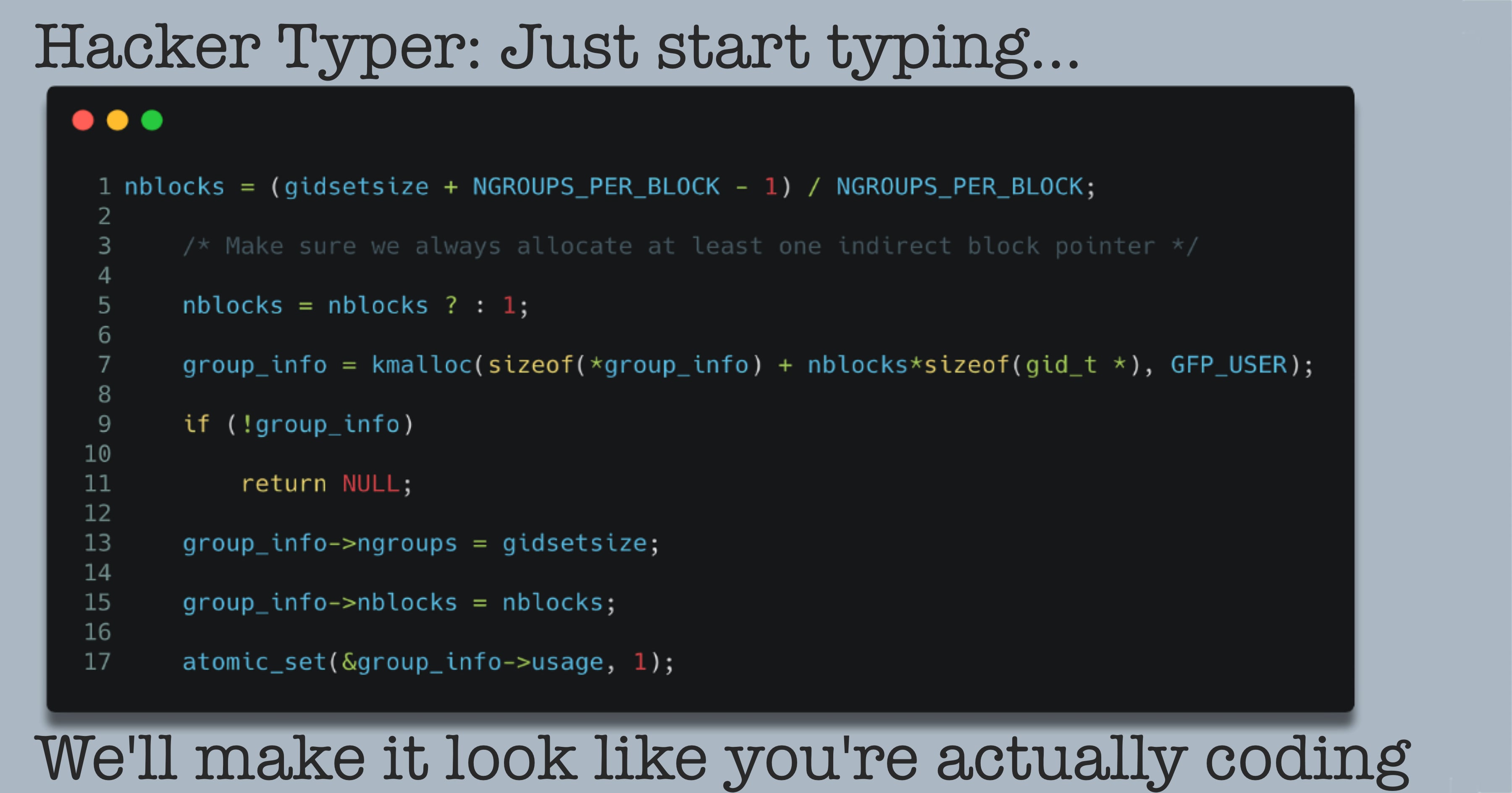 GeekPrank Hacker Typer - Online Hacker Simulator